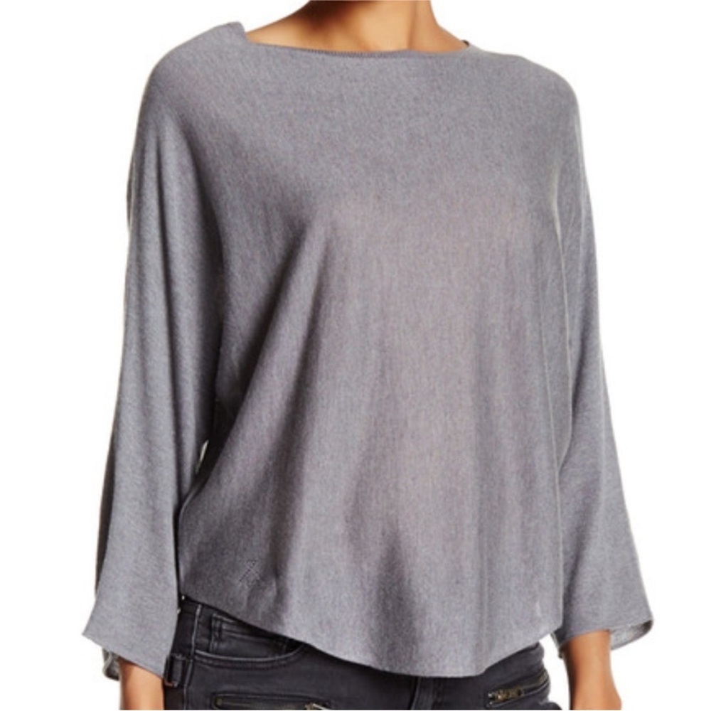 Zadig & Voltaire Charcoal Knit Dolman Top Size Small - Picture 15 of 15